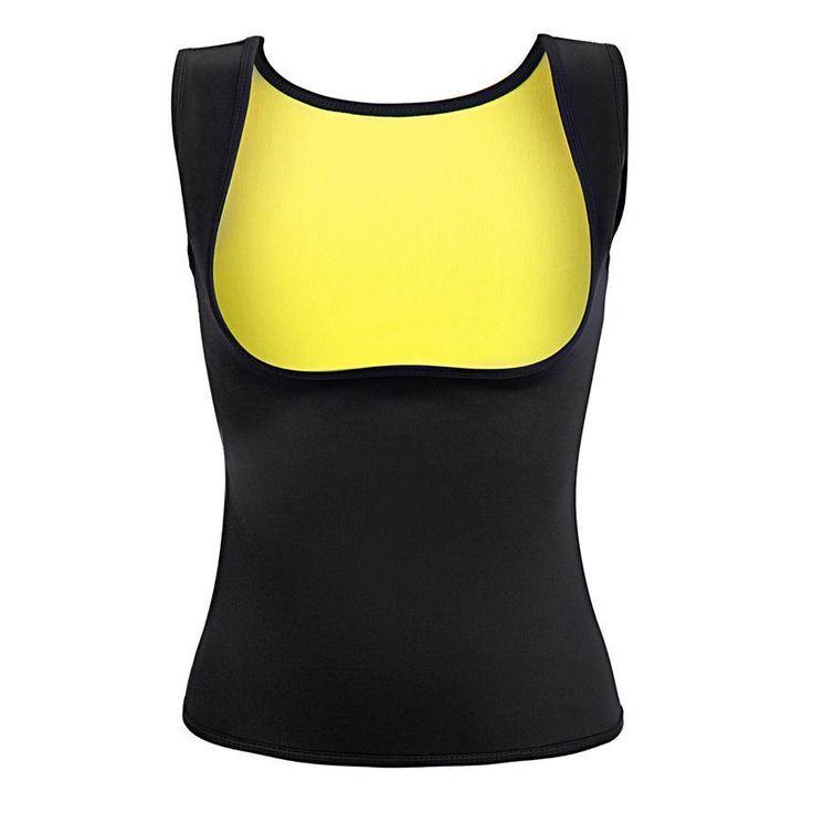 Women Men  Sweat Vest Slimming Sauna Waist Trainer Yoga Gym Body Shaper