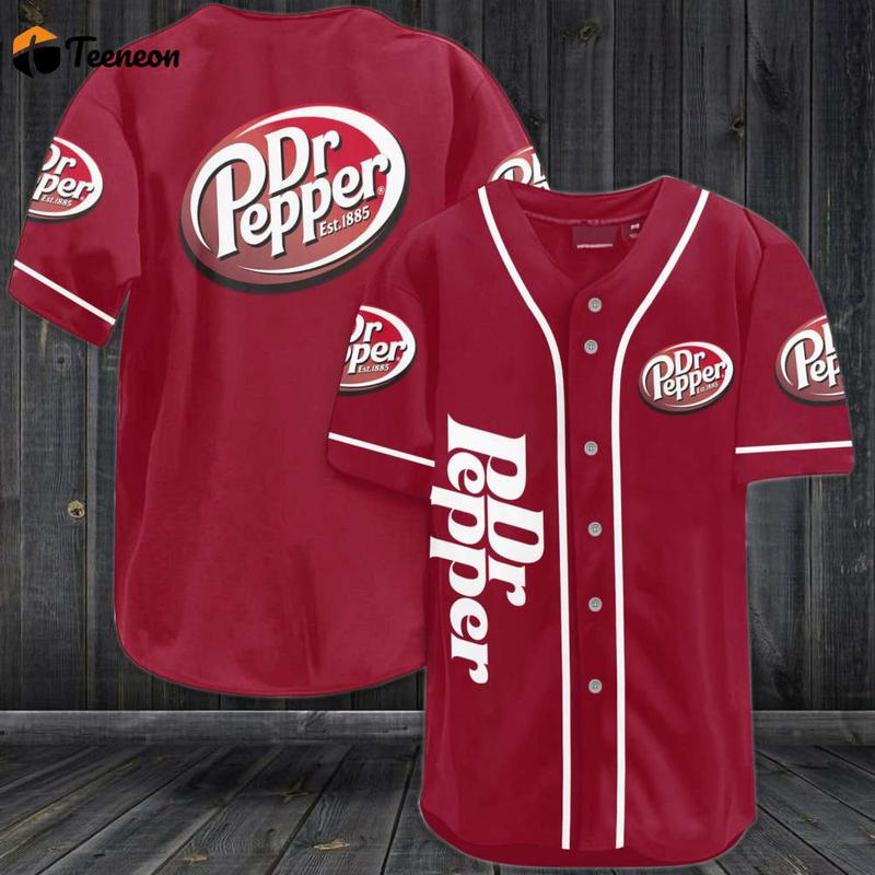 Dr. Pepper Baseball Jersey Gift For Men And Women CHristmas gifts