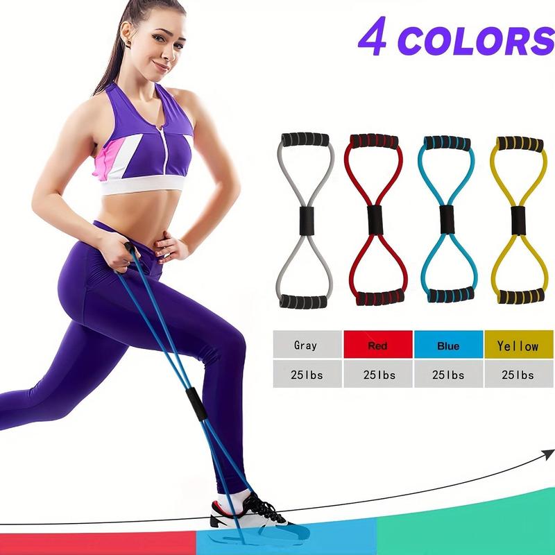 Resistance Band, Arm & Shoulder Stretch Exercise Band With Foam Handle, Pull Rope For Home Gym Workout, yogachallenge, Mother's Day Gift