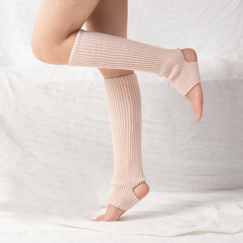 Ballet Leg warmers for girls Knitted Stirrup Leg Warmers for women Winter Extra Soft long leg warmers for Yoga Dance