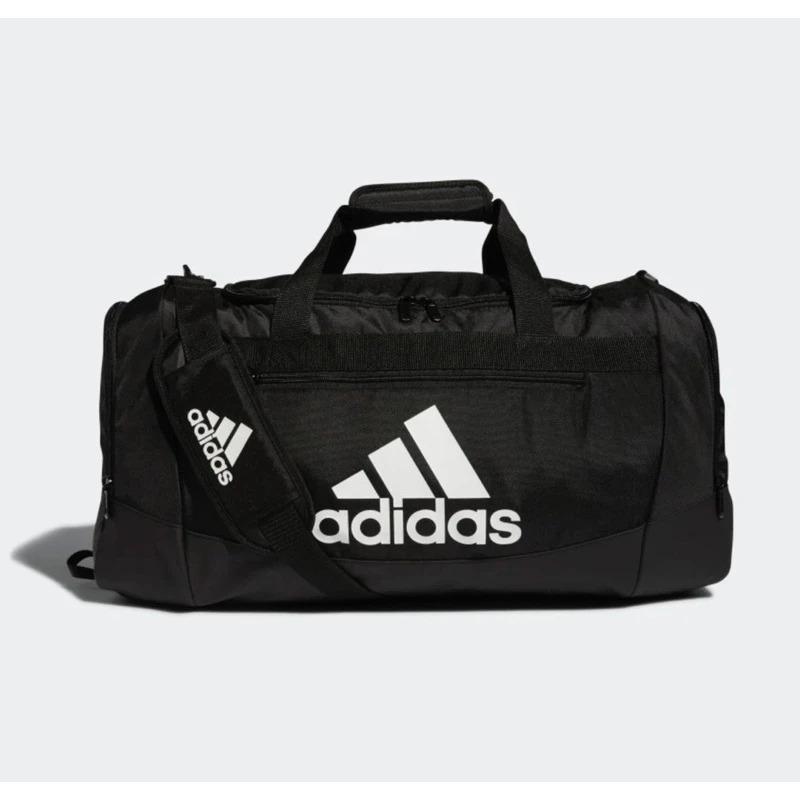 adidas Unisex Defender 4 Large Duffel Bag, Black White, One Size