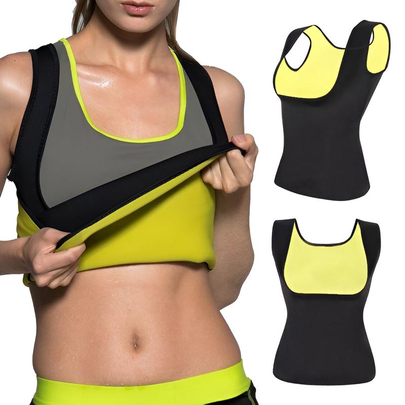 Women Men  Sweat Vest Slimming Sauna Waist Trainer Yoga Gym Body Shaper