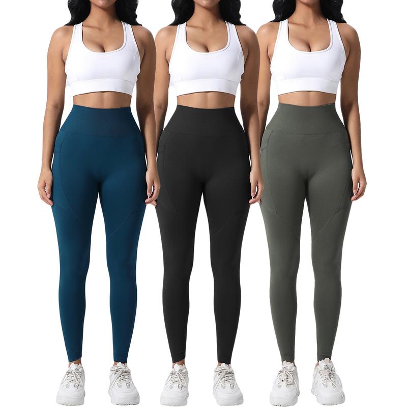 Leggings For Women,High Waist And Invisible Tummy Control, Super Soft Athletic Yoga Pants, Suitable For Yoga And Running Sport