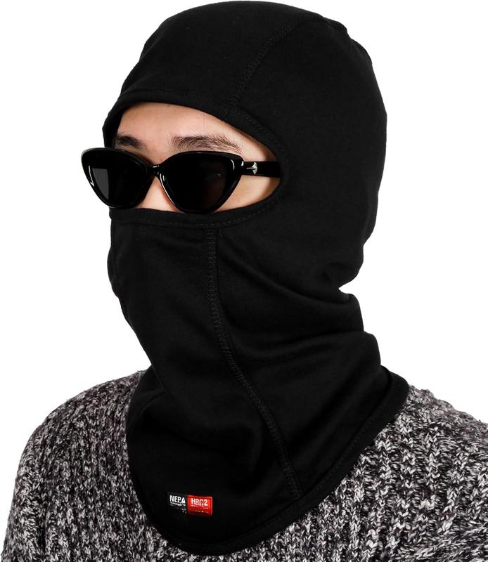 FR Balaclava  Mask 7oz Flame Resistant Covering Welding Hood Arc Rated NFPA2112 CAT2 One Size