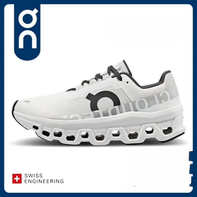 On Running Cloudmonster Unisex Low-top Running Shoes White Black