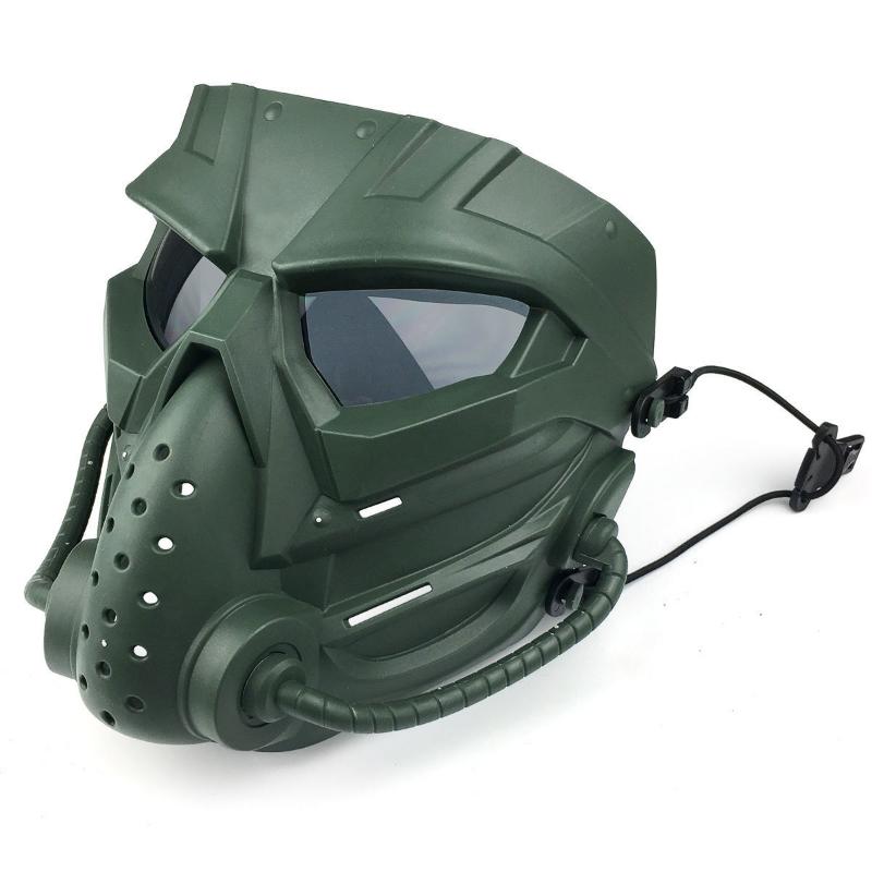 Real-life CS Tactical Full-face Protective Mask Water Bomb Paintball Special-shaped Mask Military Fan Equipment Film And Television Props Mask