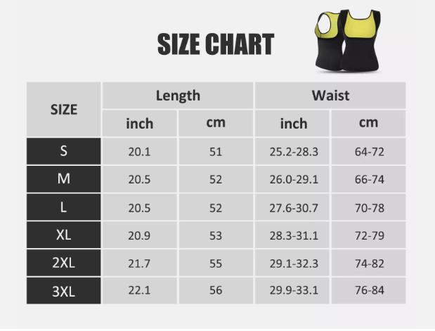 Women Men  Sweat Vest Slimming Sauna Waist Trainer Yoga Gym Body Shaper