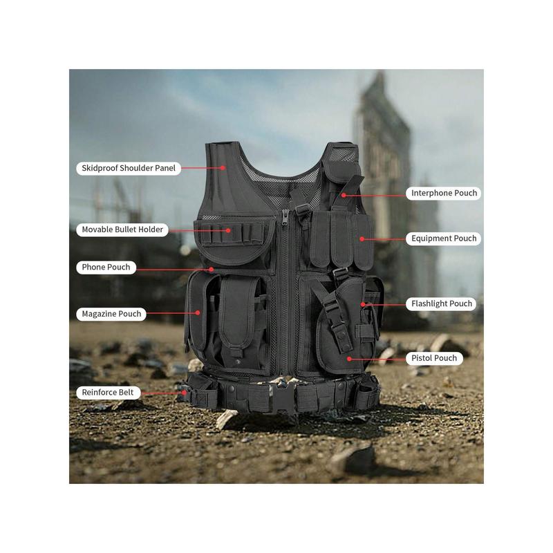 Military Tactical Vest Multifunctional Assault Combat Assault Gear Sport Protect