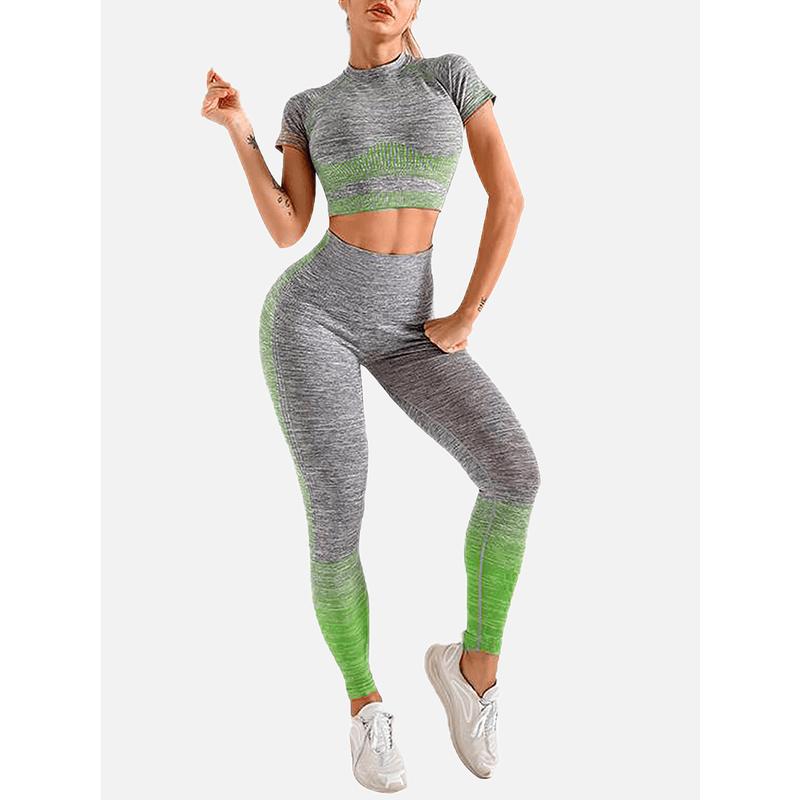 FeelinGirl High Waist Seamless Activewear Yoga Set