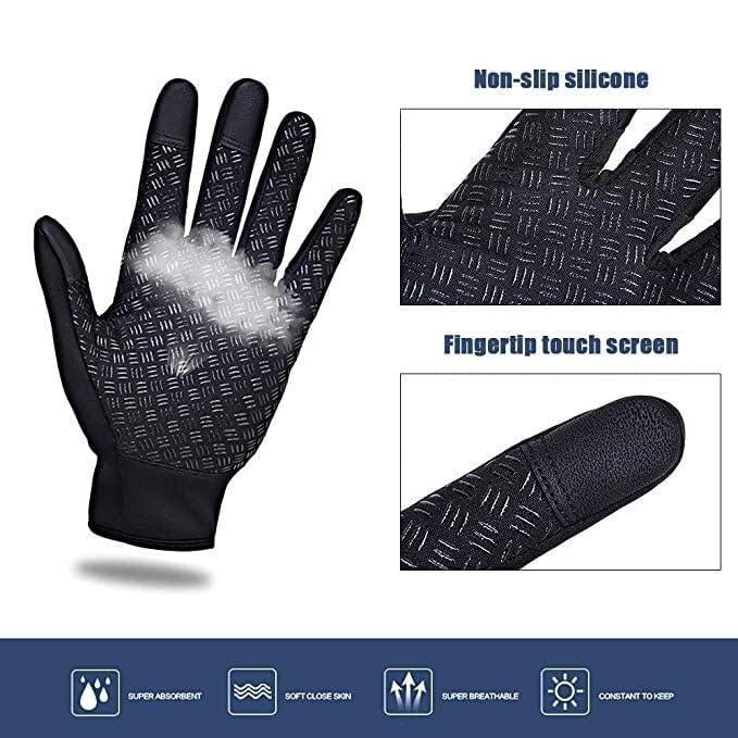 Winter Gloves for Men Women Waterproof Running Cycling Glove Thermal Warm Windproof Gloves Touch Screen Finger for Skiing Snow Driving Snowboarding