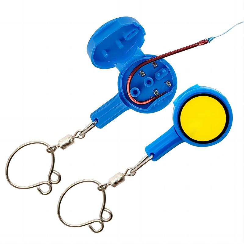 Fishing Knot Tying Tool (2 Counts), Fish Hook Protector, Nail Knot Tool, Cool Gadgets for Fishermen, Ice Fly Fishing, Beginner Fishing Accessories