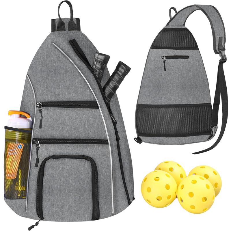 Pickleball Bag - Pickleball Bags for Women Men - Pickleball Backpack - Travel Pickleball Paddle Case, Pickle Ball Bag for Pickleball Paddle Tennis Racket, Protable Pickleball Sling Bag