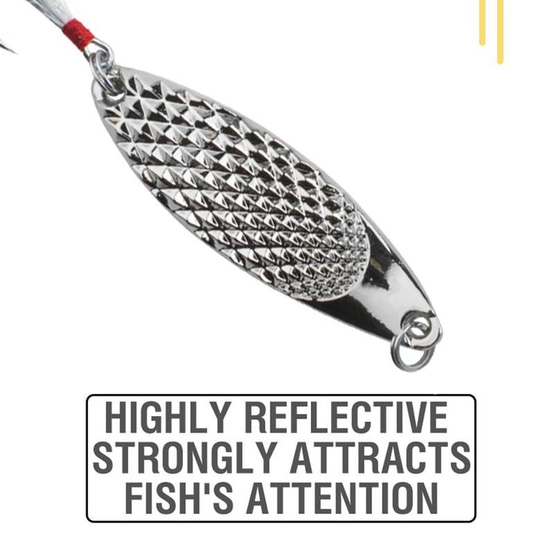 Fish Scale Pattern Fishing Lure, Artificial Bait with Hook, Outdoor Fishing Accessories, Flyfishing, Solocamping, Picnicaesthetic, Christmas, Christmas Gift