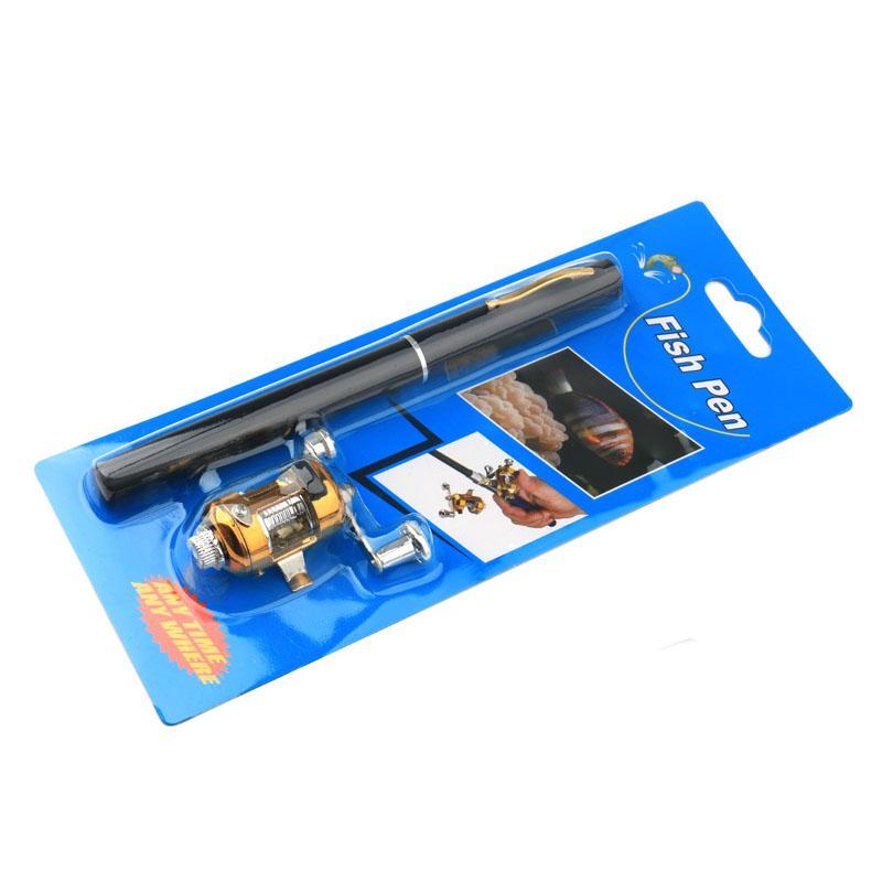 Portable Mini Fishing Rod, Mini Portable Pocket Pen Fishing Rod, Outdoor Ice Fishing Rod, Gift for Fishing Lovers