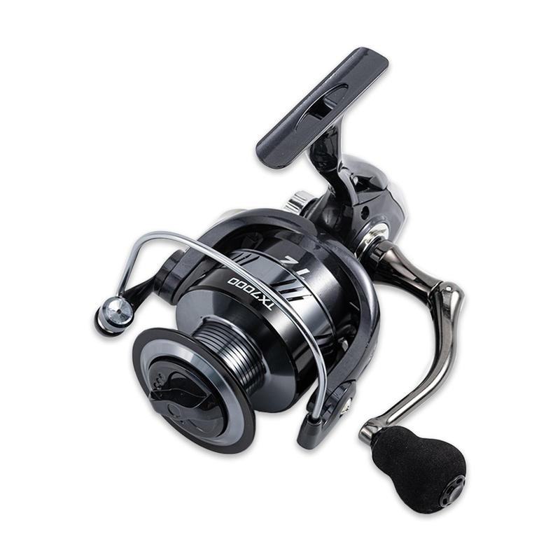 Spinning Reel, High-Strength Nylon Frame With EVA Gourd Grip, 5.2:1 Gear Ratio for Fishing Equipment, Flyfishing, Solocamping, picnicaesthetic