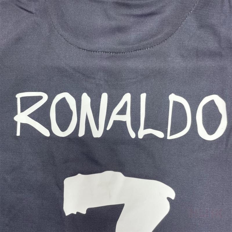 23 24 Y3 Short Sleeve Team Jersey 7# Ronaldo Fan Edition Soccer Jersey