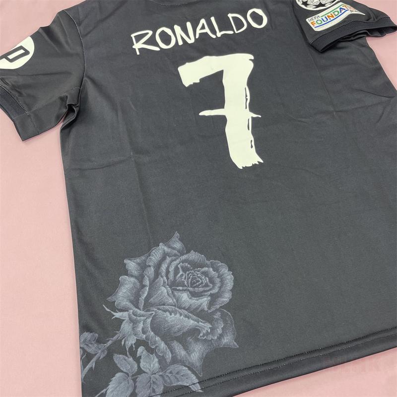 23 24 Y3 Short Sleeve Team Jersey 7# Ronaldo Fan Edition Soccer Jersey