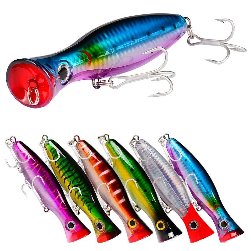 Artificial Fishing Lure, 6 Counts set Simulation Fishing Lure with Hook, Fishing Accessories for Outdoor Fishing