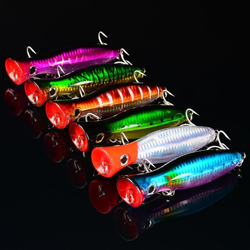 Artificial Fishing Lure, 6 Counts set Simulation Fishing Lure with Hook, Fishing Accessories for Outdoor Fishing