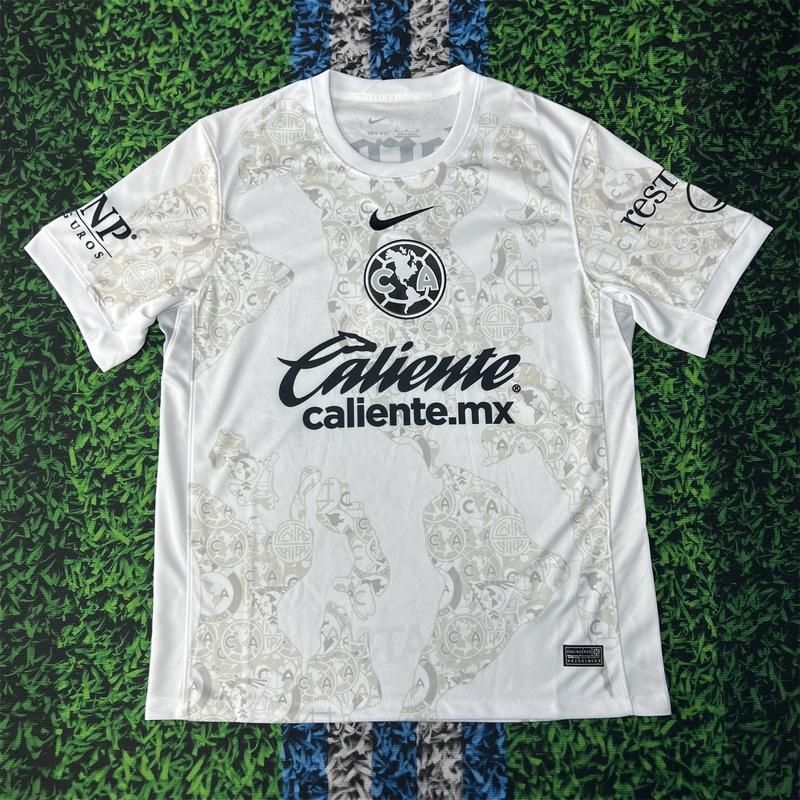 NIKE 24 25 Mexican football League America away soccer jersey white jersey