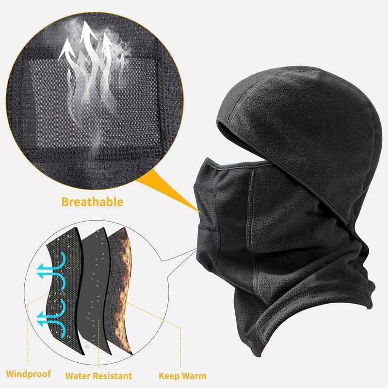 Balaclava Winter Ski Face Mask Breathable Windproof Thermal for Motorcycle Riding Cycling in Cold Weather