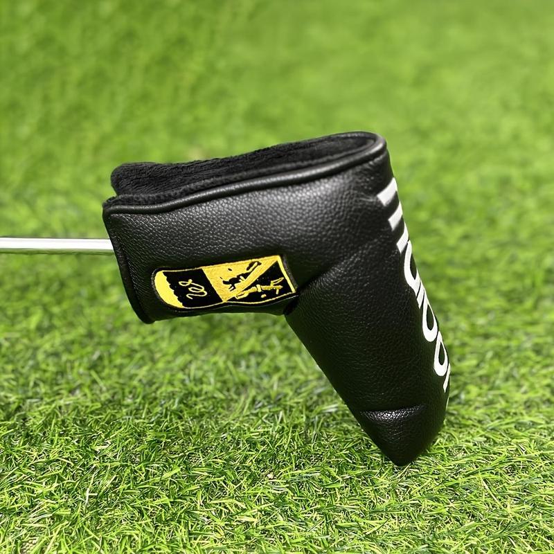 Golf Putter Headcover, PU Leather Headcover With Magnetism, Golf Club Head Cover, Golf Accessories for Men & Women, Golf Enthusiast Gift