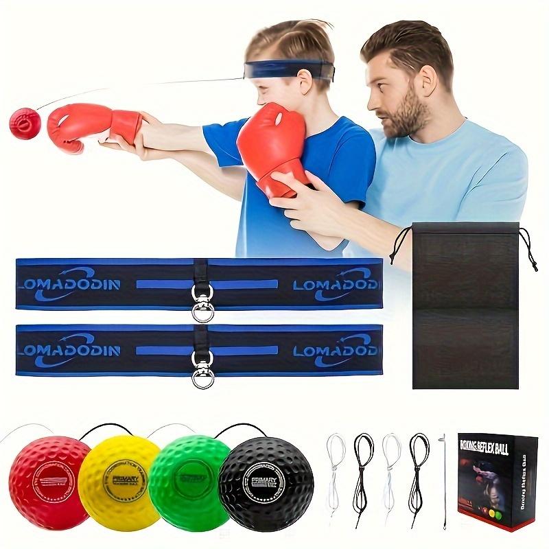 Boxing Reflection Ball, Lomadodin Boxing Equipment, Men's Boxbollen Game, Enhance Agility and Reaction Speed, Perfect for Family and Professional Training, Gift for Boxing Lovers