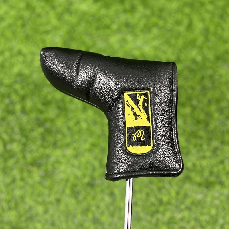 Golf Putter Headcover, PU Leather Headcover With Magnetism, Golf Club Head Cover, Golf Accessories for Men & Women, Golf Enthusiast Gift