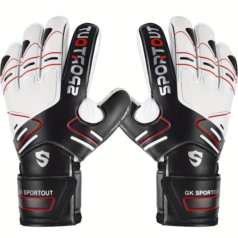 High-Performance Goalkeeper Gloves - Enhanced Grip, Impact Protection - Beginner-Friendly Soccer Gear