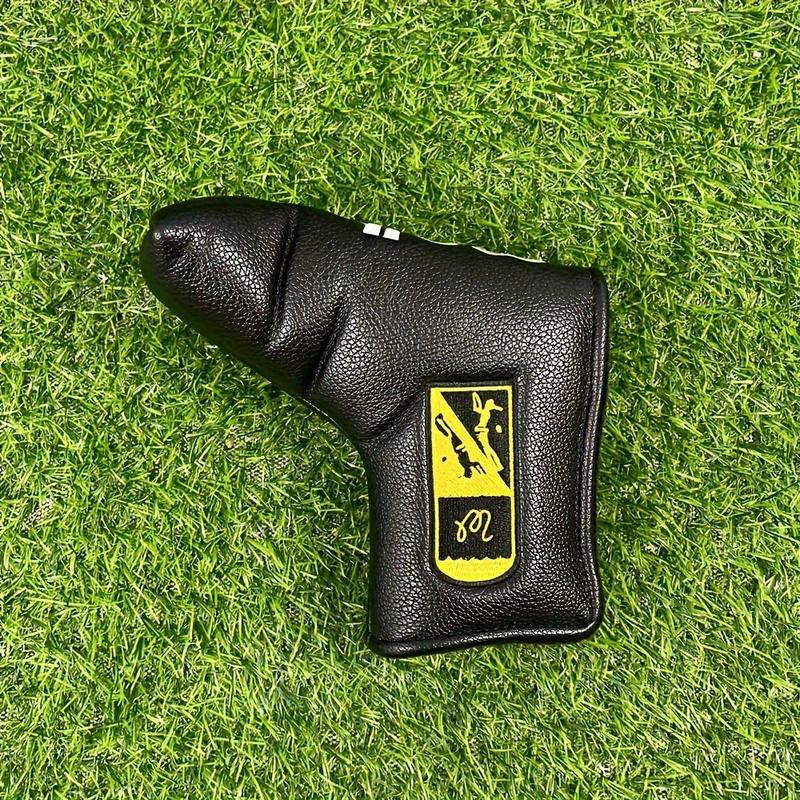 Golf Putter Headcover, PU Leather Headcover With Magnetism, Golf Club Head Cover, Golf Accessories for Men & Women, Golf Enthusiast Gift