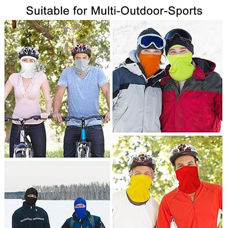 Breathable Sun Protection Face Mask, 9 Counts set Outdoor Sports Face Cover, Balaclava Face Mask, Windproof Face Mask for Men & Women, Sports & Outdoor Accessories, Running Essentials, Face Masks, Ski Mask, Christmas Gift