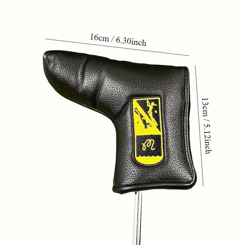 Golf Putter Headcover, PU Leather Headcover With Magnetism, Golf Club Head Cover, Golf Accessories for Men & Women, Golf Enthusiast Gift