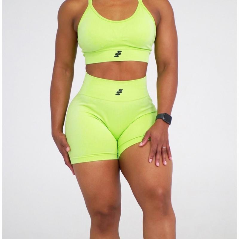 Sports bra and shorts matching set