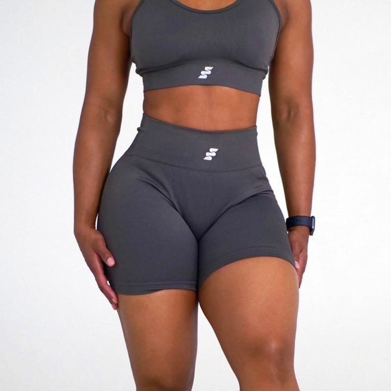 Sports bra and shorts matching set