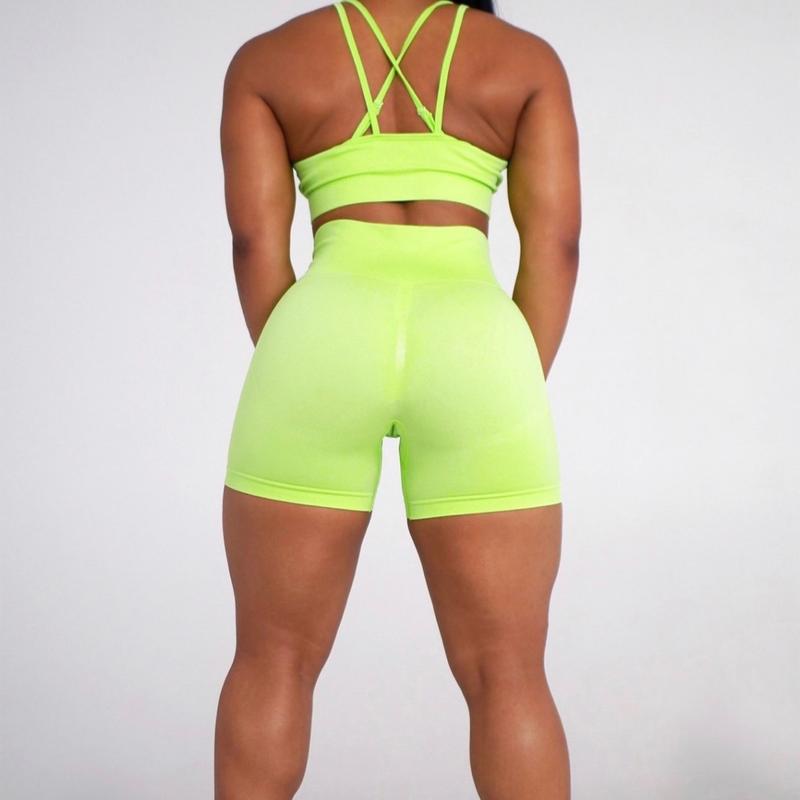 Sports bra and shorts matching set