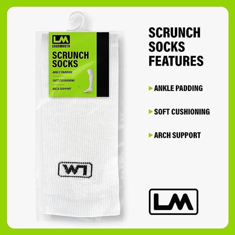 LOUDMOUTH Scrunch Football Socks