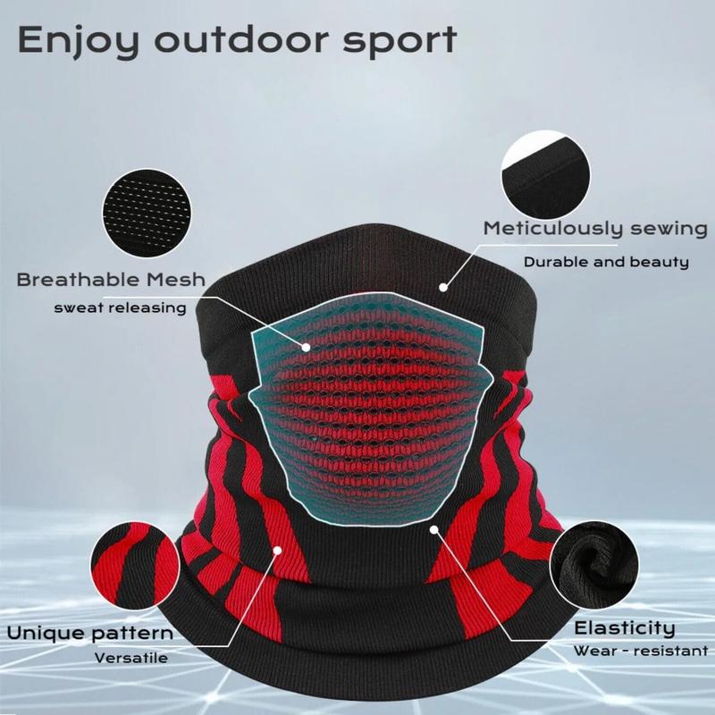 7 Colors Available Winter Thermal Face Bandana Mask Cover Neck Warmer Gaiter Bicycle Cycling Ski Tube Scarf Hiking Breathable Masks For Women & Men