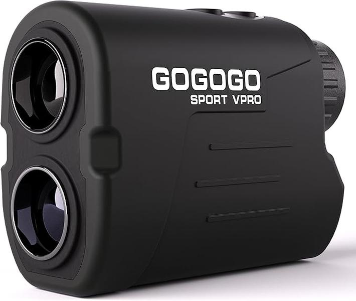 Gogogo Sport Vpro GS03 Laser Golf Hunting Rangefinder, 1000 1200 Yards with 6X Magnification, Lightweight, Slope, Pin-Seeker & Flag-Lock & Vibration