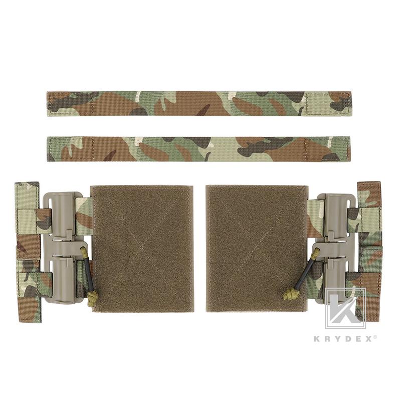 KRYDEX Quick Release Cummerbund Adapter QD Buckle Set for JPC CPC AVS LBT6094 etc 3 Band Molle Cummerbund Plate Carrier Vest 1 Pair