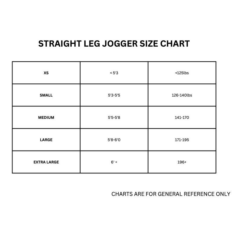 EKKO Straight Leg Jogger Model is 6 'wearing a size XL