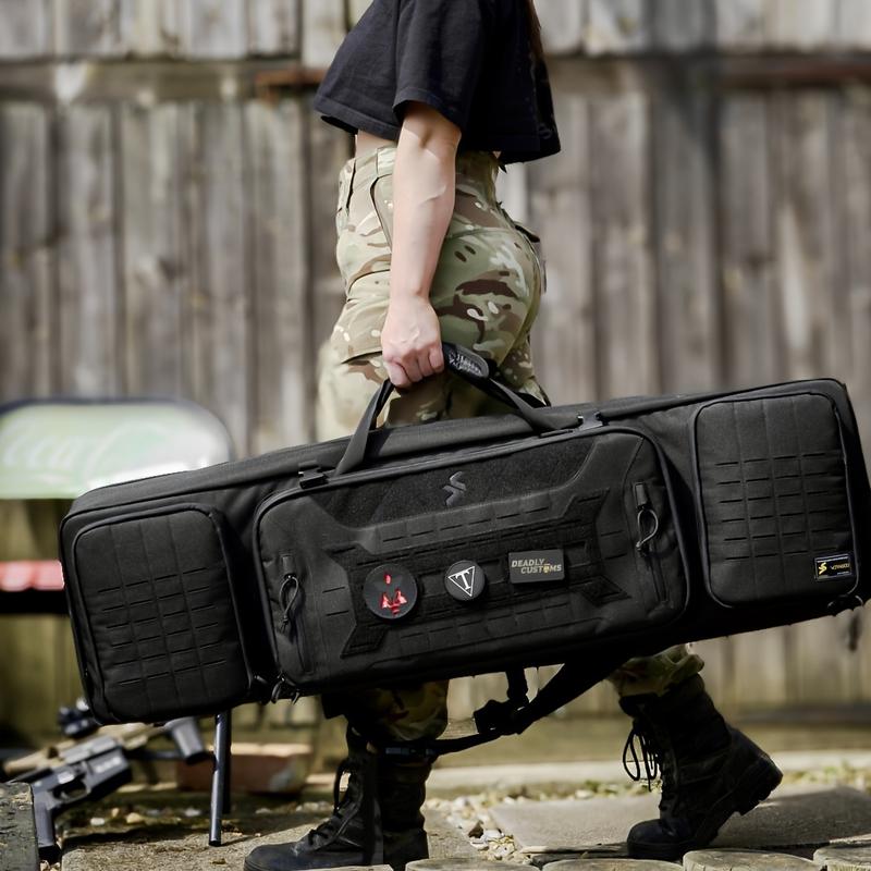 Tactical Soft Rifle Case, with Multi-Functional Storage Function, Durable, Double Carrying, Protective Equipment, Designed for Hunting Adventure,