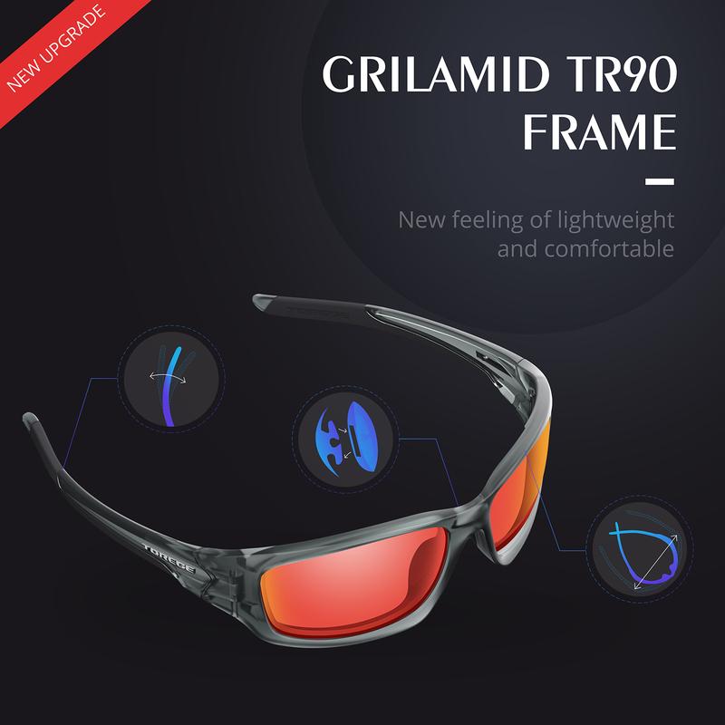 Sport Sunglasses for Men Women Teenager,Driving Fishing Running Cycling Shades Sunglasses