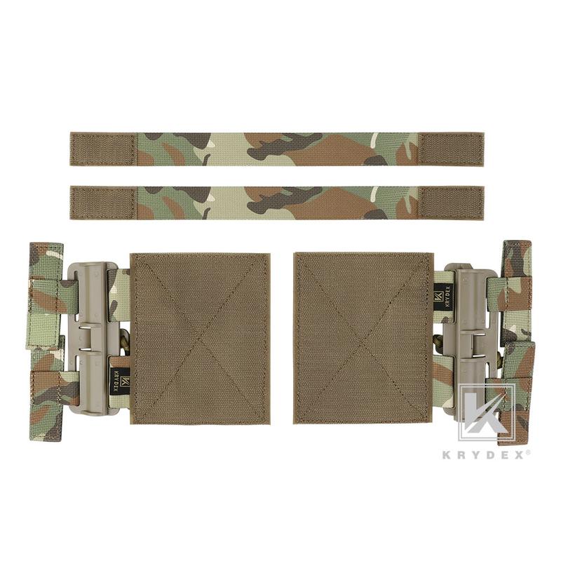 KRYDEX Quick Release Cummerbund Adapter QD Buckle Set for JPC CPC AVS LBT6094 etc 3 Band Molle Cummerbund Plate Carrier Vest 1 Pair