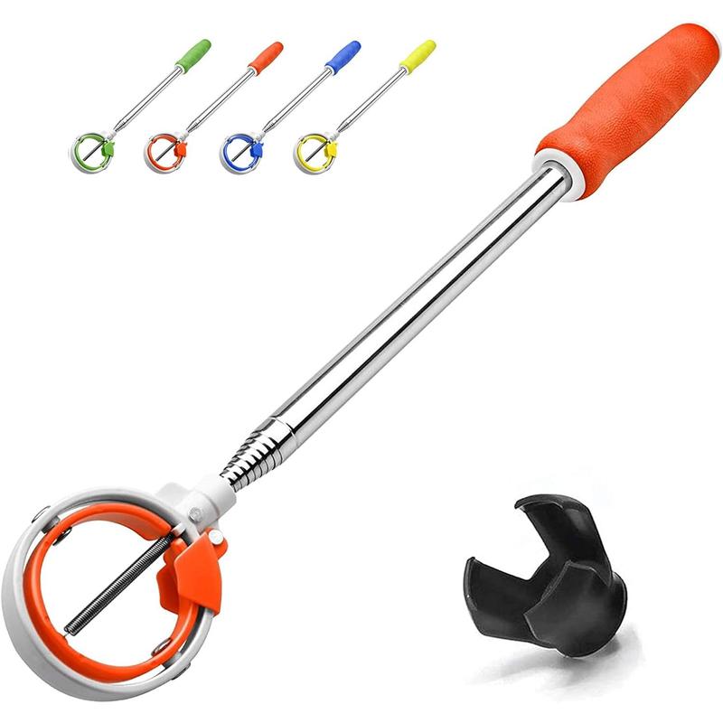 Golf Ball Retriever, Golf Ball Retriever Telescopic for Water with Spring Release-Ready Head, Ball Retriever Tool Golf with Locking Clip, Grabber Tool, Golf Accessories Golf Gift for Men