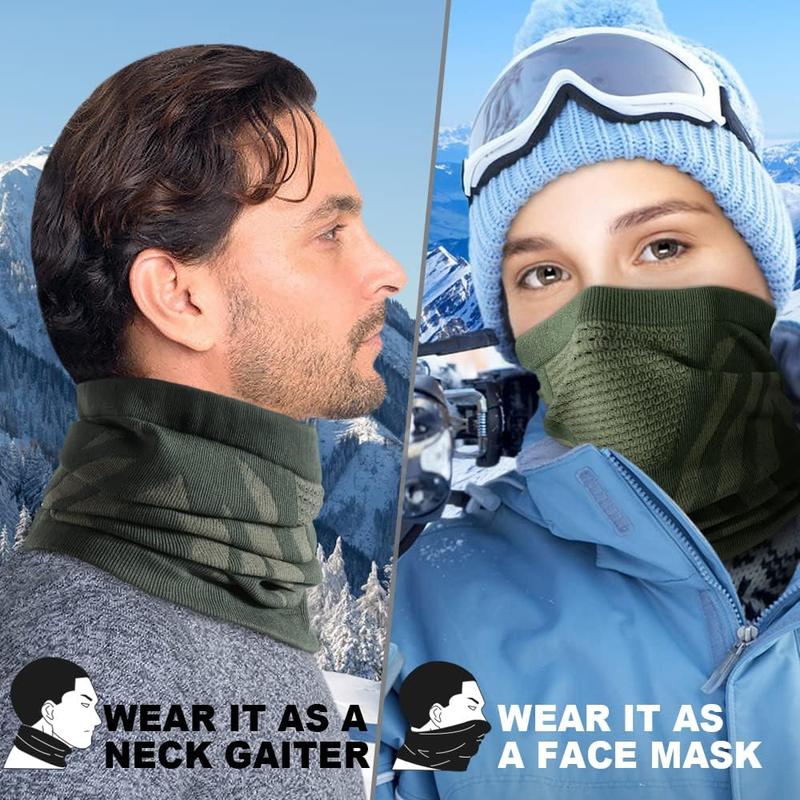 7 Colors Available Winter Thermal Face Bandana Mask Cover Neck Warmer Gaiter Bicycle Cycling Ski Tube Scarf Hiking Breathable Masks For Women & Men