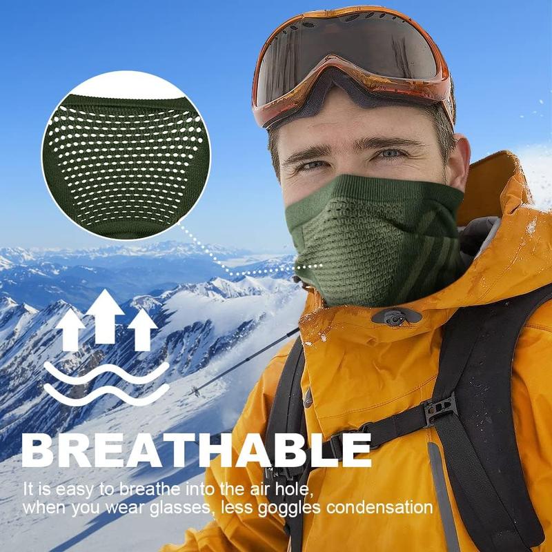 7 Colors Available Winter Thermal Face Bandana Mask Cover Neck Warmer Gaiter Bicycle Cycling Ski Tube Scarf Hiking Breathable Masks For Women & Men