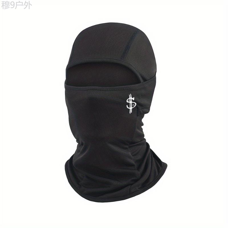 UV Protection Dollar Sign Full Face Balaclava Mask, Ski Masks