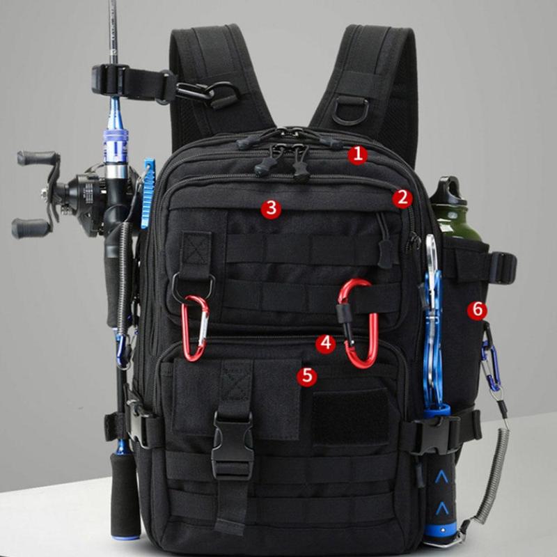 Outdoor Tactical Backpack, Multi-functional Large Capacity Backpack, Sports Backpack for Outdoor Cycling Motorcycle