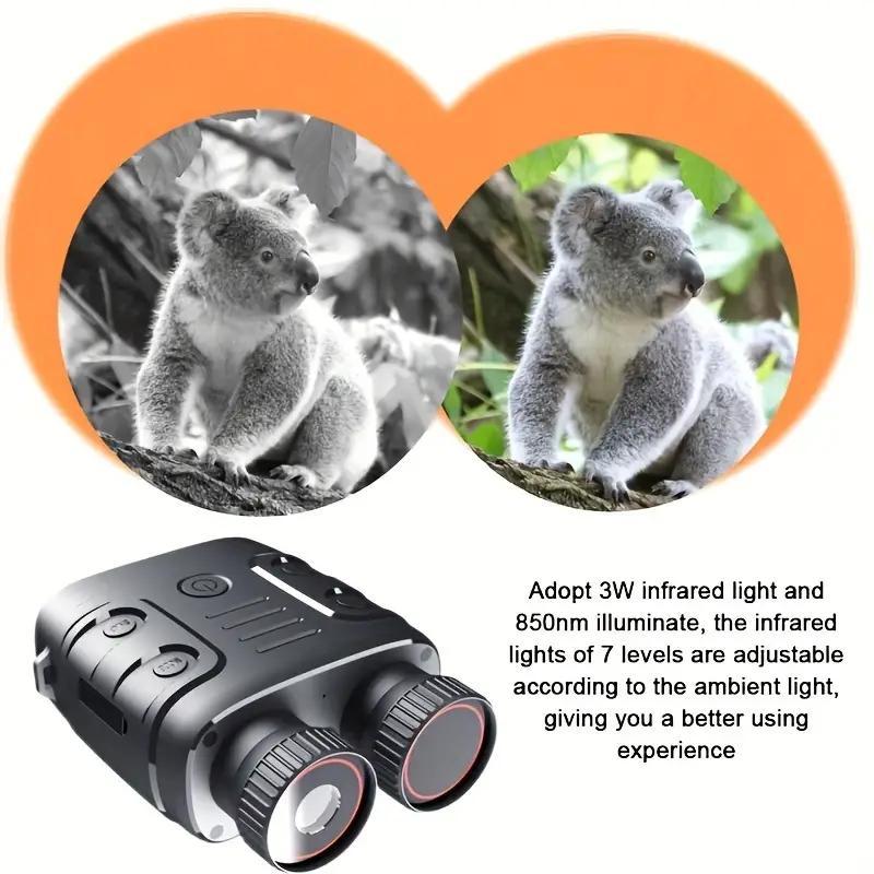 1080P Night Vision Telescope, Rechargeable Infrared Night Vision Telescope, Outdoor Telescope for Hiking, Camping, Travel