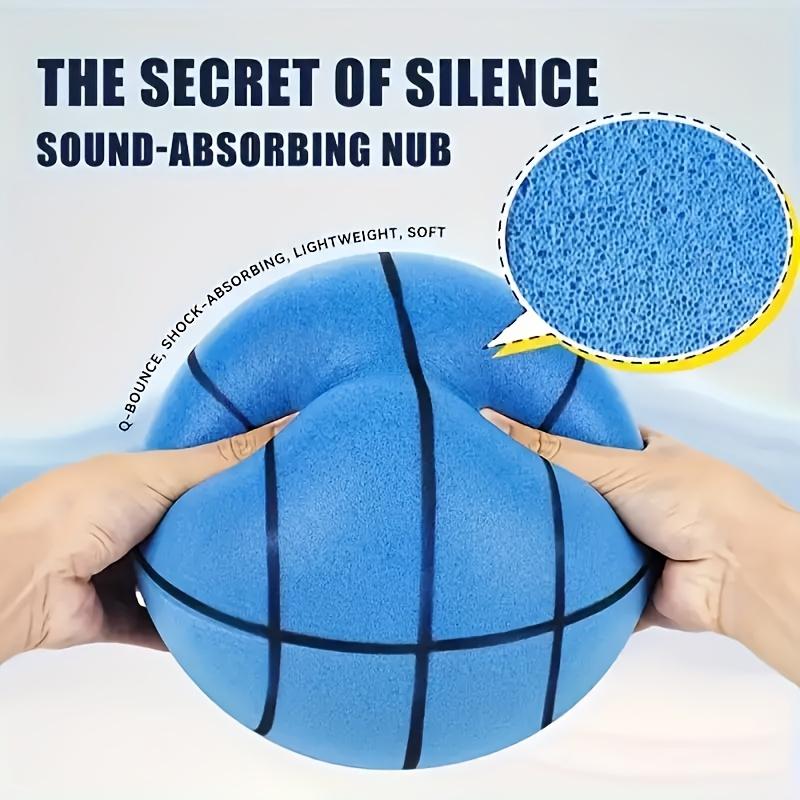 Indoor Foam Basketball - Ultra Quiet, Durable High-Density Noiseless Training Ball, Safe & Fun for All Surfaces, Perfect for Indoor Play & Practice - Suitable for Ages 14+